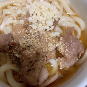 食べ応え抜群♫肉うどん